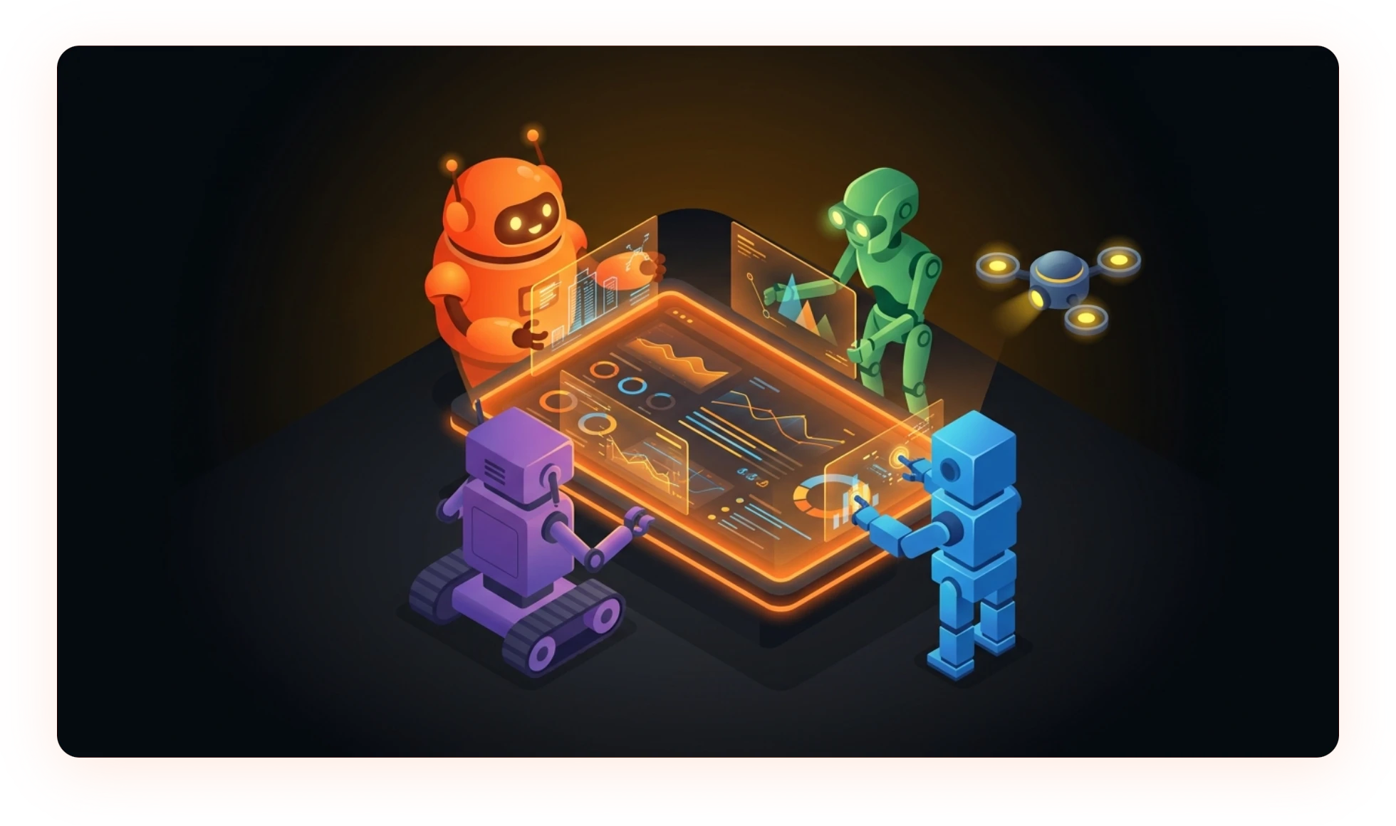 AI Squad collaborating